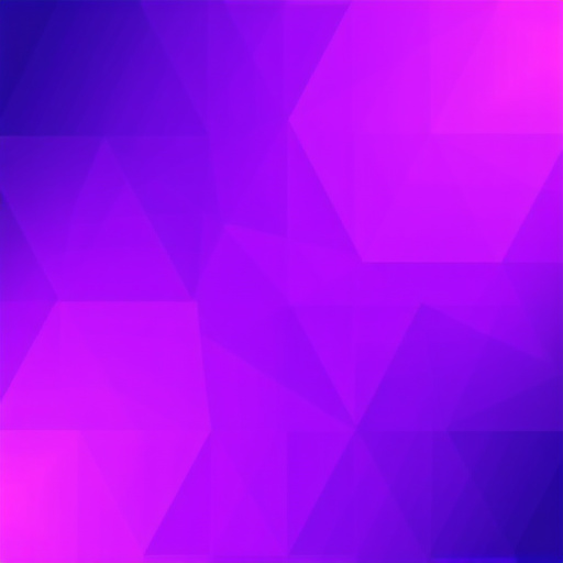 Abstract geometric patterns with purple gradients and professional lighting