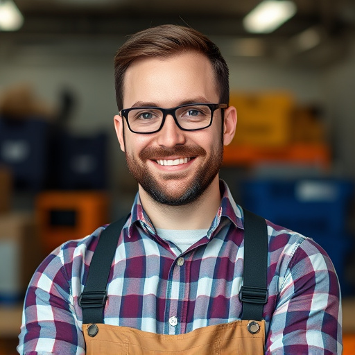 Professional portrait of a male product manager